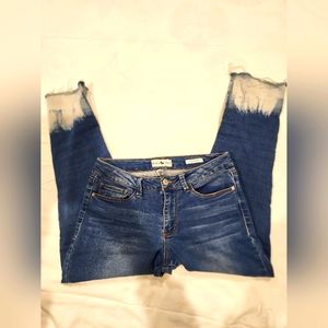 🌟Pre-owned Black Daisy Billie Crop Jeans Sz 5